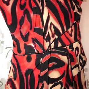 🔥 HOT mini dress luxe fabric animal print